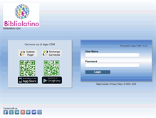 Tablet Screenshot of latinbiblio.com